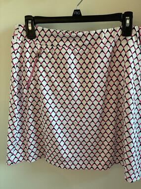 Black and Pink Vintage Inspired Mini Skirt